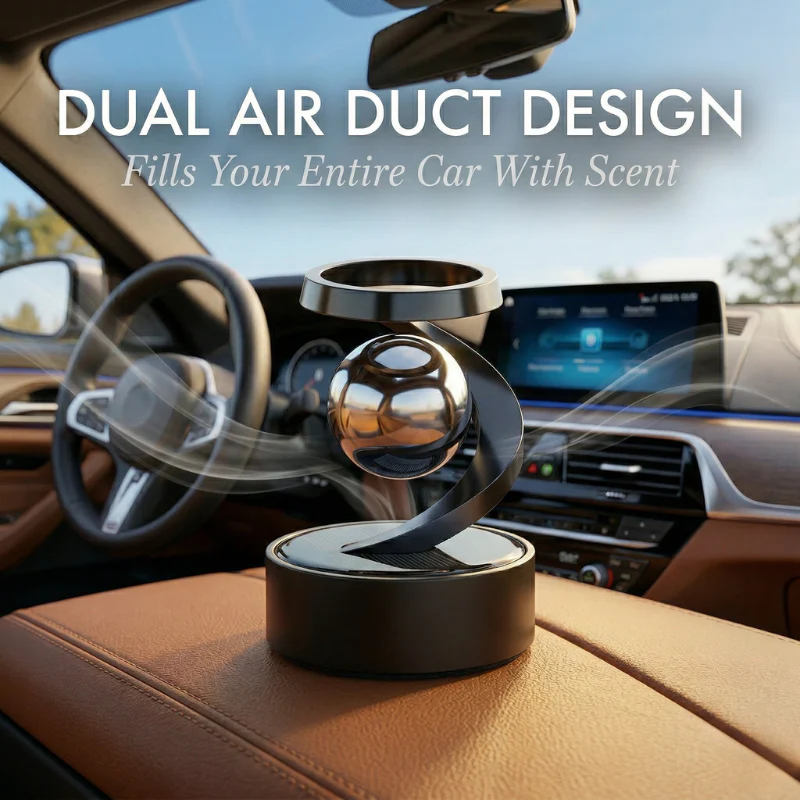 Aeroglide™ – Solar-Powered Levitating Car Aromatherapy Diffuser + 50% OFF - Image 2