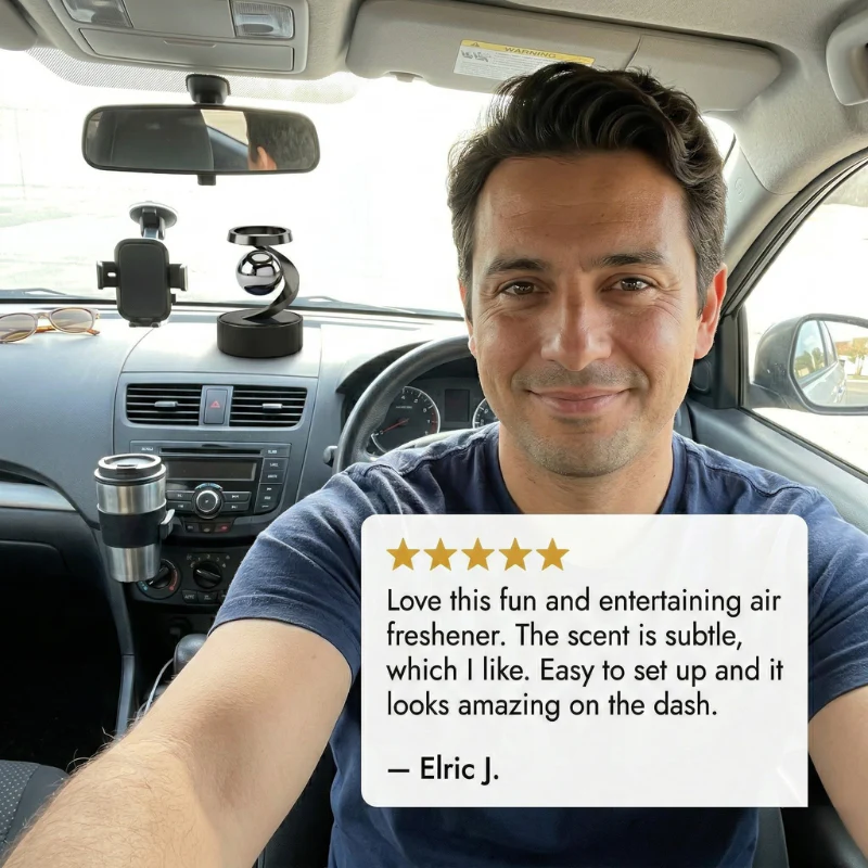 Aeroglide™ – Solar-Powered Levitating Car Aromatherapy Diffuser + 50% OFF - Image 5