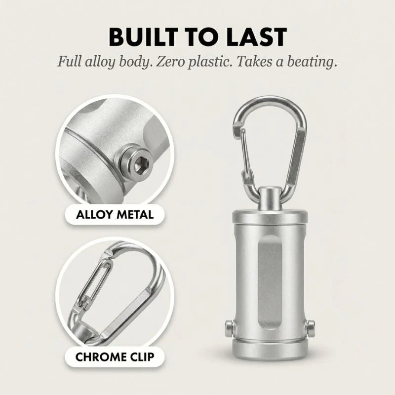 Arcvolt™ – 1200LM 3-in-1 Mini Keychain Flashlight with Power Bank + 50% OFF - Image 4