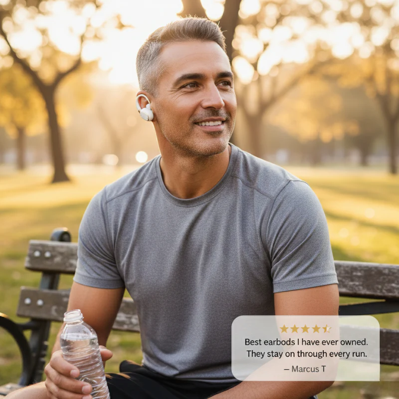 Arcwave™ – Open-Ear Hook Wireless Earbuds | 145Hr Battery, Waterproof, Bluetooth 6.0 + 50% OFF - Image 7