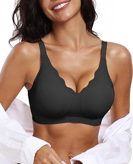 AuraLift Scalloped Wireless Bra - A Natural Lift, All Day Comfort + 50% OFF - Image 2