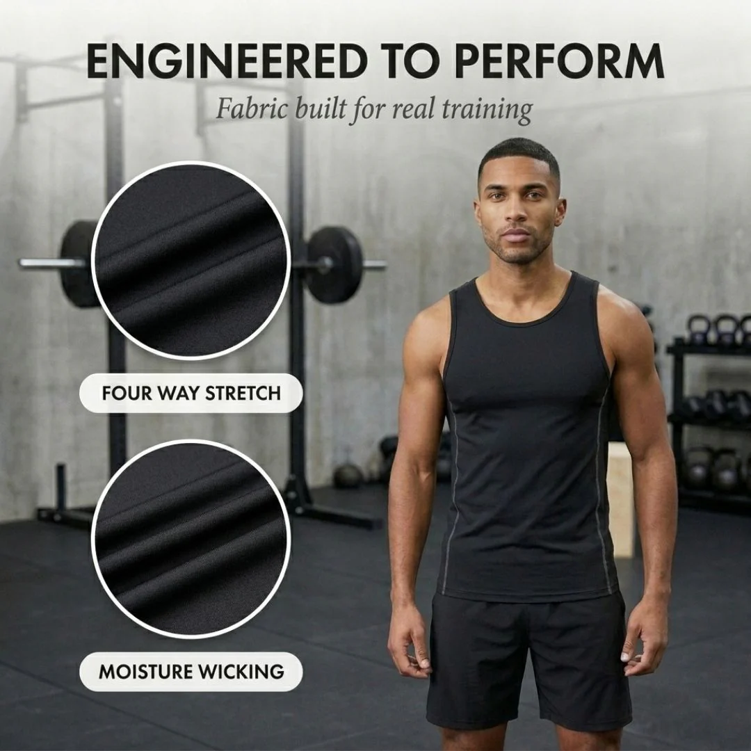 Axon™ – Moisture-Wicking Compression Training Tank Top + 50% OFF - Image 5