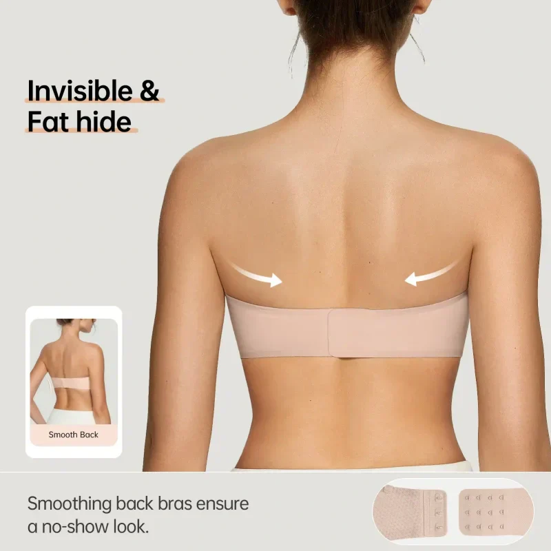 Bareli™ – Invisible Push-Up Strapless Bandeau Bra with Anti-Slip Grip + 50% OFF - Image 4