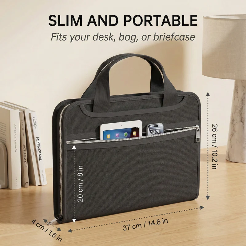 Bastion™ – Fireproof Waterproof Accordion File Organizer with Lock & Handle + 50 % OFF - Image 5