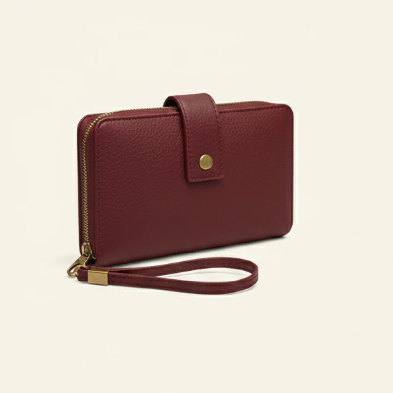 Bellmara™ – Vintage Two-Tone RFID Blocking Compact Leather Wallet + 50% OFF - Image 4