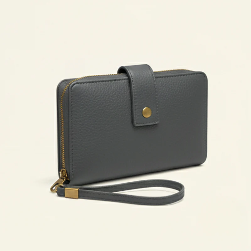 Bellmara™ – Vintage Two-Tone RFID Blocking Compact Leather Wallet + 50% OFF - Image 9