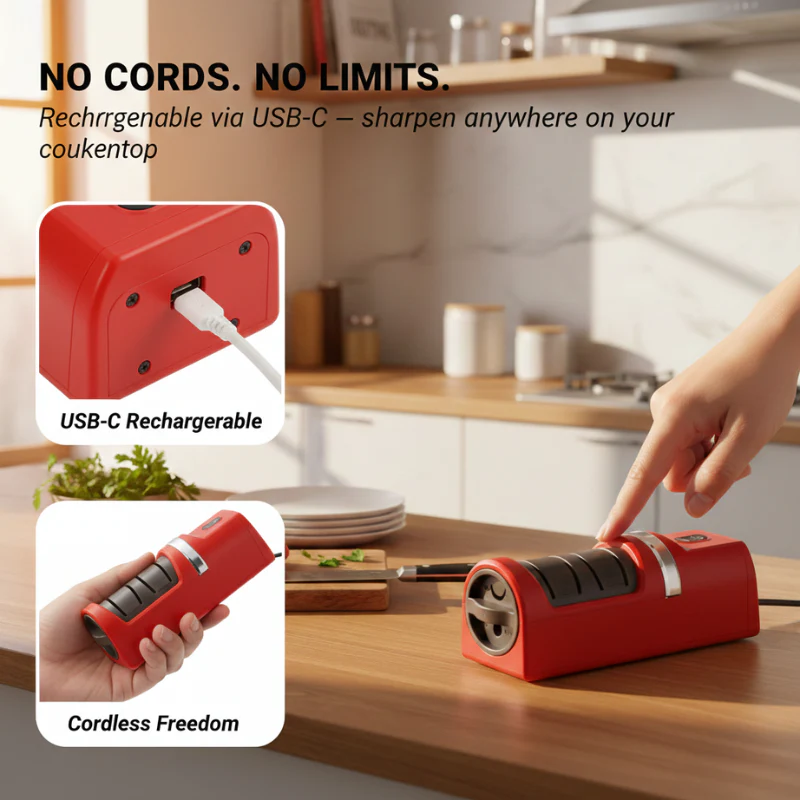BladeNova™ – Cordless Electric Diamond Knife Sharpener + 50% OFF - Image 6