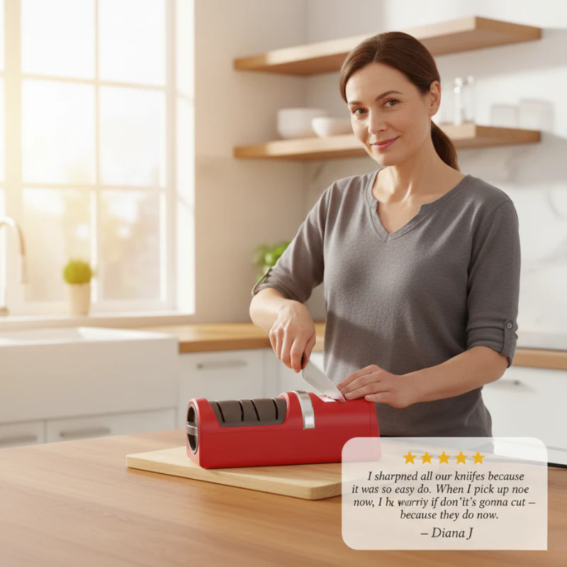 BladeNova™ – Cordless Electric Diamond Knife Sharpener + 50% OFF - Image 8