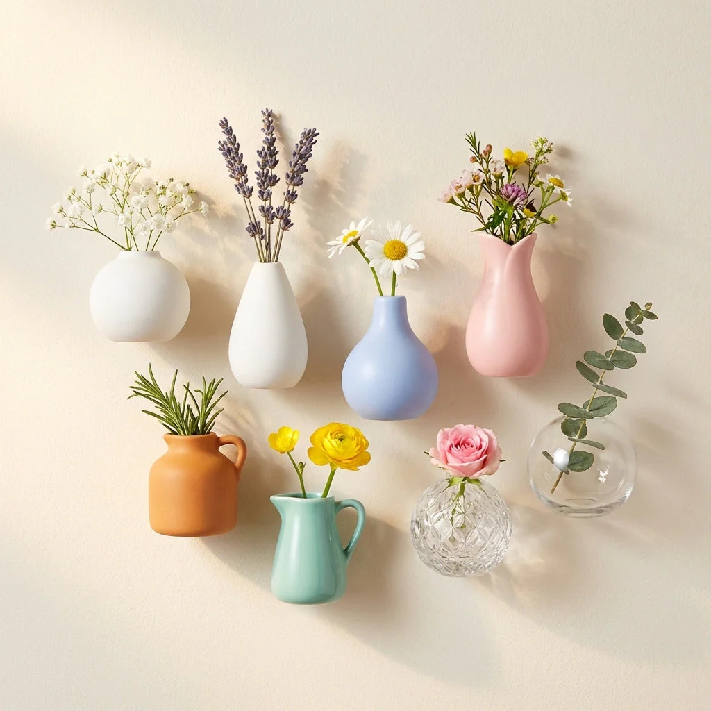 Bloomcroft™ – Mini Magnetic Flower Vases for Fridge | Set of 8 + 50% OFF - Image 2