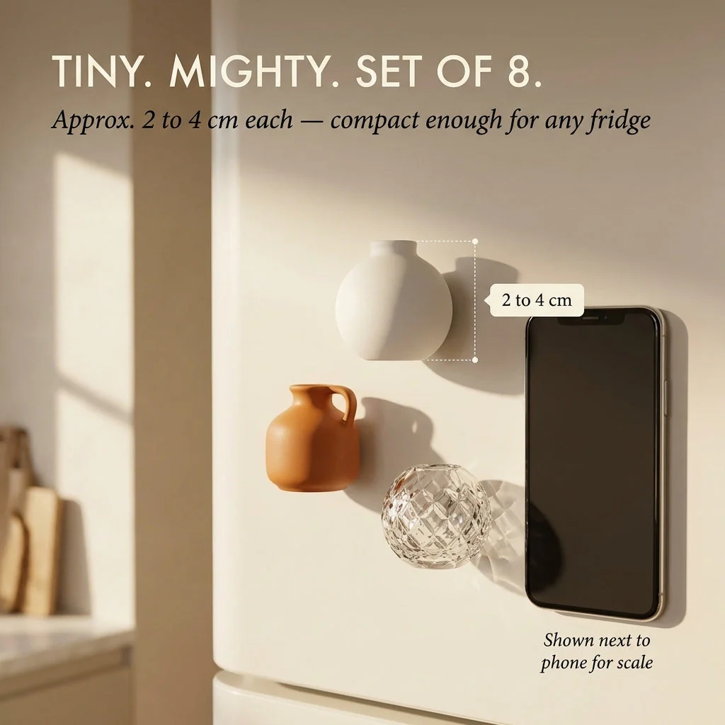 Bloomcroft™ – Mini Magnetic Flower Vases for Fridge | Set of 8 + 50% OFF - Image 5