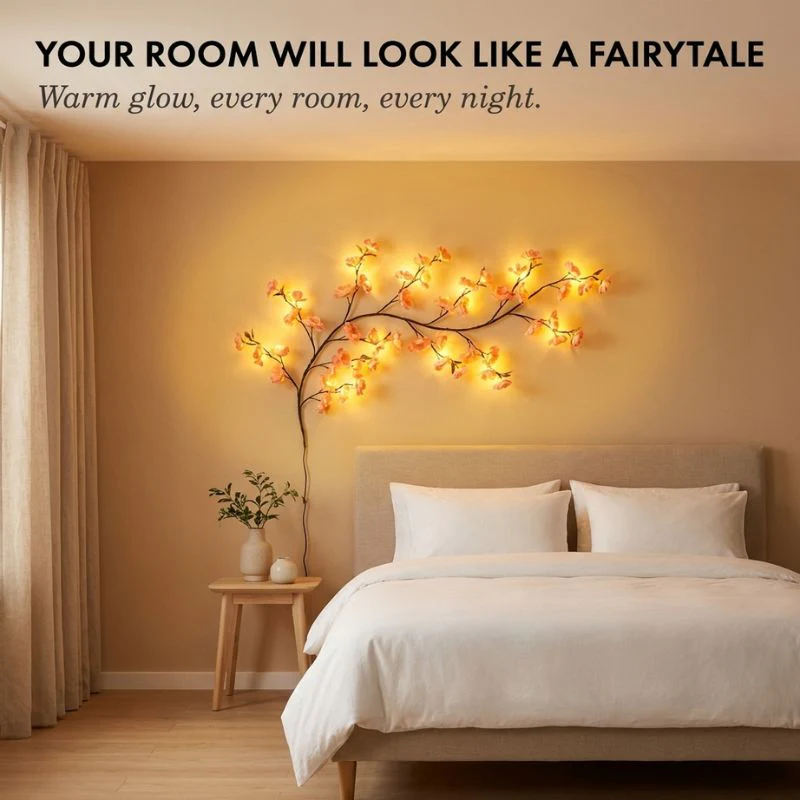 Bloomdusk™ – Bendable Cherry Blossom Vine LED Wall Light + 50% OFF - Image 2