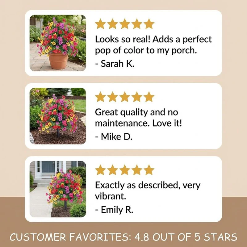 Bloomvale™ – UV-Resistant Realistic Outdoor Flowers, No Watering No Fading + 50% OFF - Image 6
