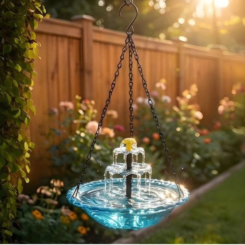 Bower™ – Solar Cascade Hanging Bird Bath Fountain + 50% OFF - Image 6