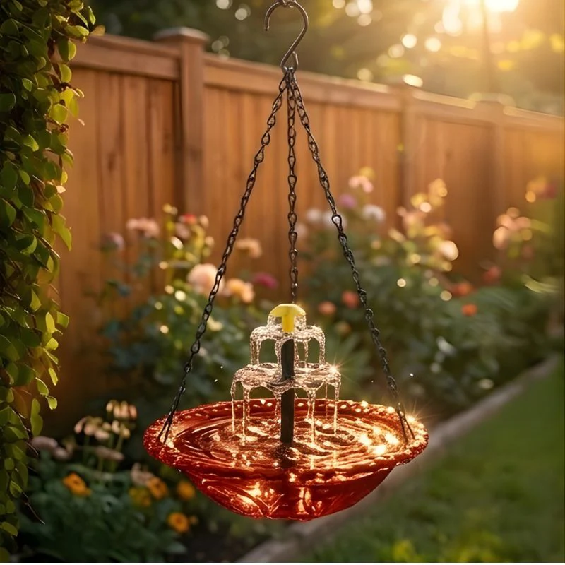 Bower™ – Solar Cascade Hanging Bird Bath Fountain + 50% OFF - Image 8