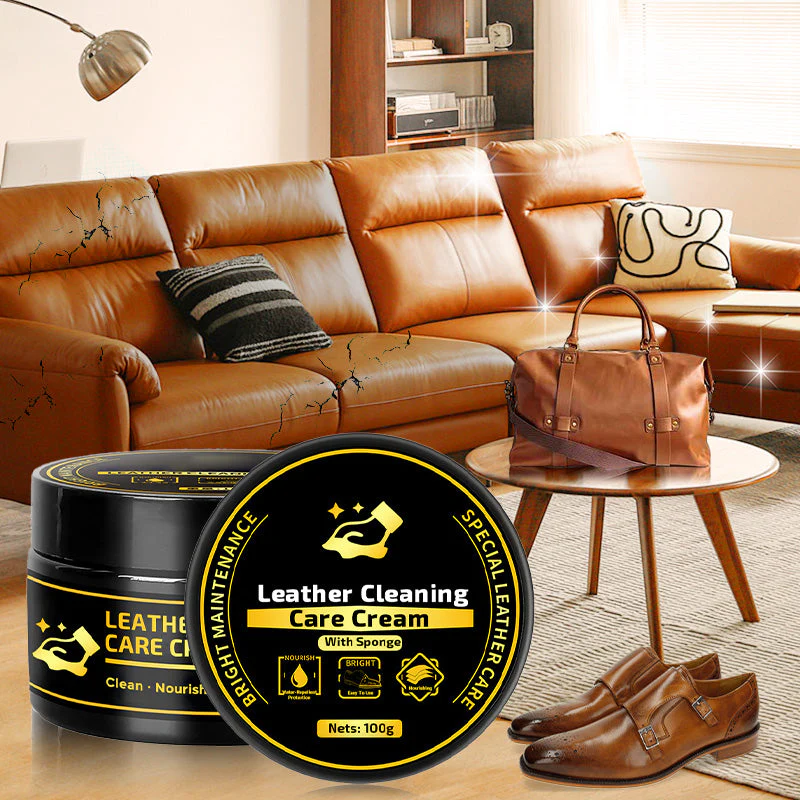 Burnish™ – 3-in-1 Leather Restoring Cream with Sponge Applicator + 50% OFF