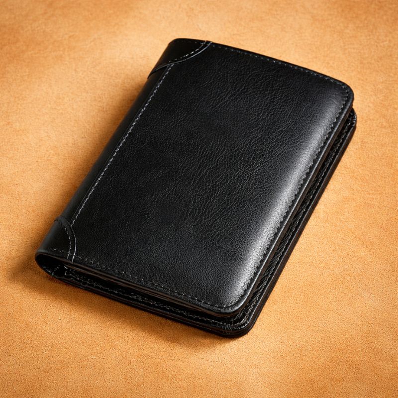 Burnish™ – Genuine Leather RFID Blocking Bifold & Trifold Wallet for Men + 50% OFF