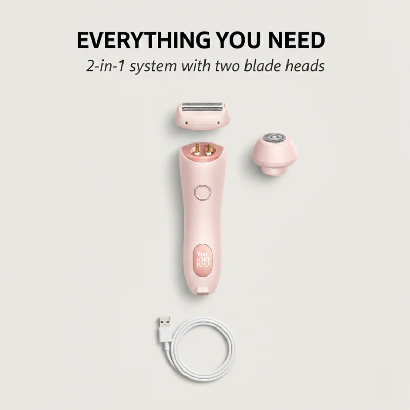 Cerene™ – 2-in-1 Painless Ceramic Shaver for Women | Wet & Dry Full Body Trimmer + 50% OFF - Image 3