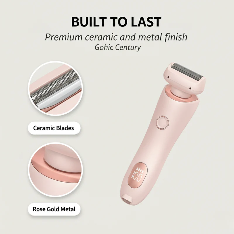 Cerene™ – 2-in-1 Painless Ceramic Shaver for Women | Wet & Dry Full Body Trimmer + 50% OFF - Image 5