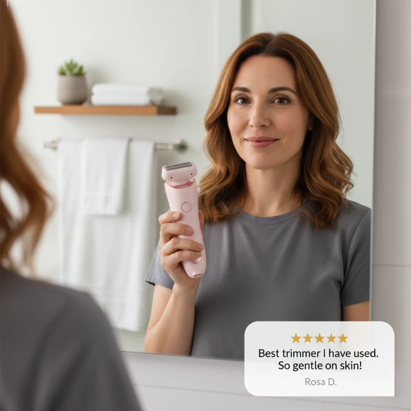 Cerene™ – 2-in-1 Painless Ceramic Shaver for Women | Wet & Dry Full Body Trimmer + 50% OFF - Image 7