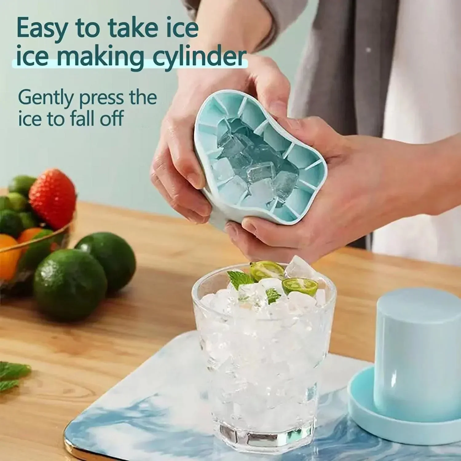 Chillforge™ – Press-to-Pop Silicone Ice Cube Maker Cup + 50% OFF - Image 3