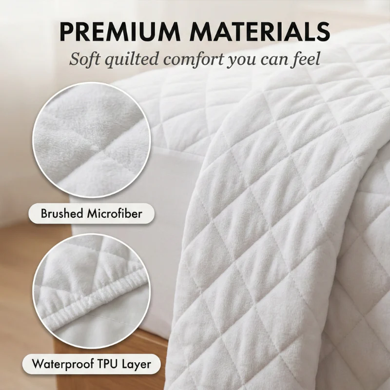 Cocoon™ – Quilted Waterproof Mattress Protector with Deep-Pocket Fit + 50% OFF - Image 3