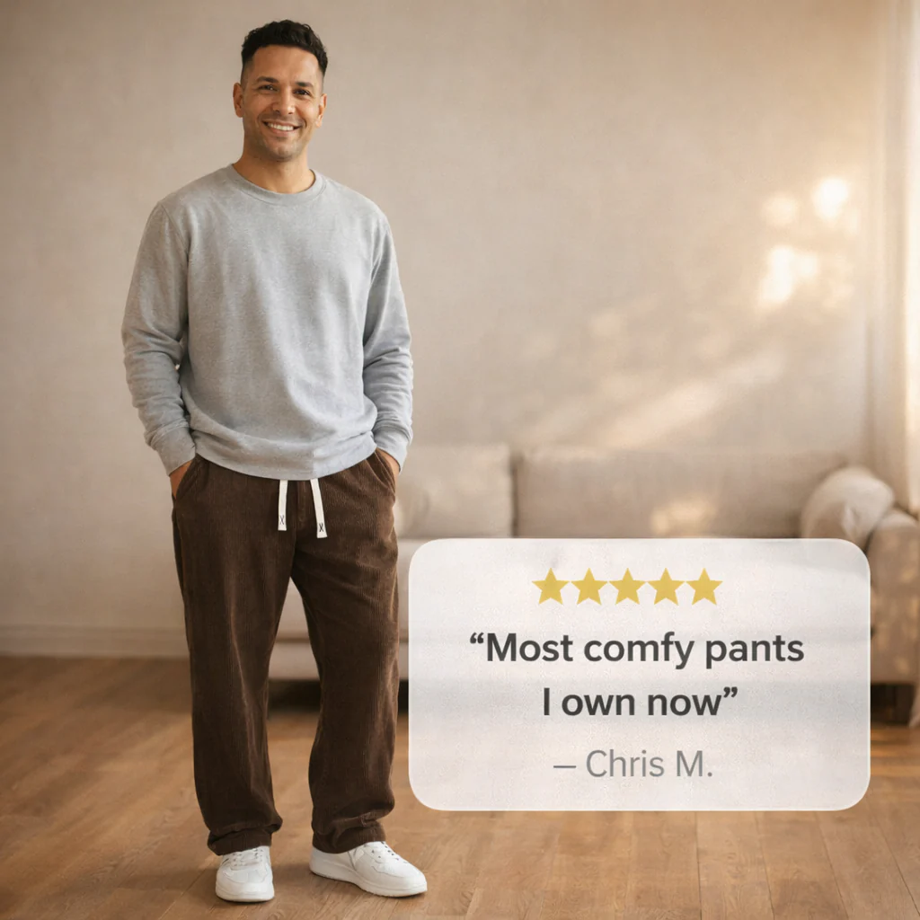 Cordwell™ – Relaxed Straight-Leg Corduroy Drawstring Pants for Men + 50% OFF - Image 10