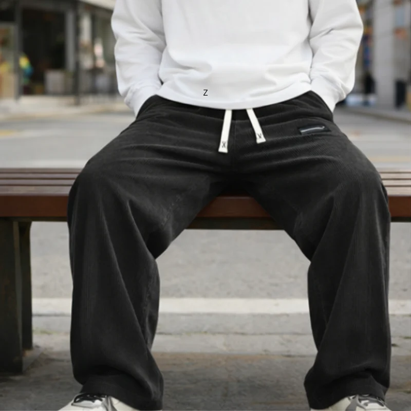Cordwell™ – Relaxed Straight-Leg Corduroy Drawstring Pants for Men + 50% OFF - Image 4