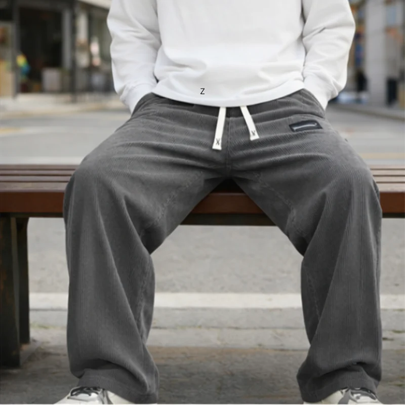 Cordwell™ – Relaxed Straight-Leg Corduroy Drawstring Pants for Men + 50% OFF - Image 5