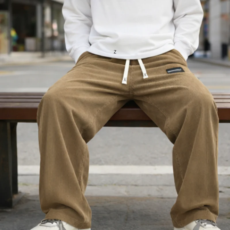 Cordwell™ – Relaxed Straight-Leg Corduroy Drawstring Pants for Men + 50% OFF - Image 6