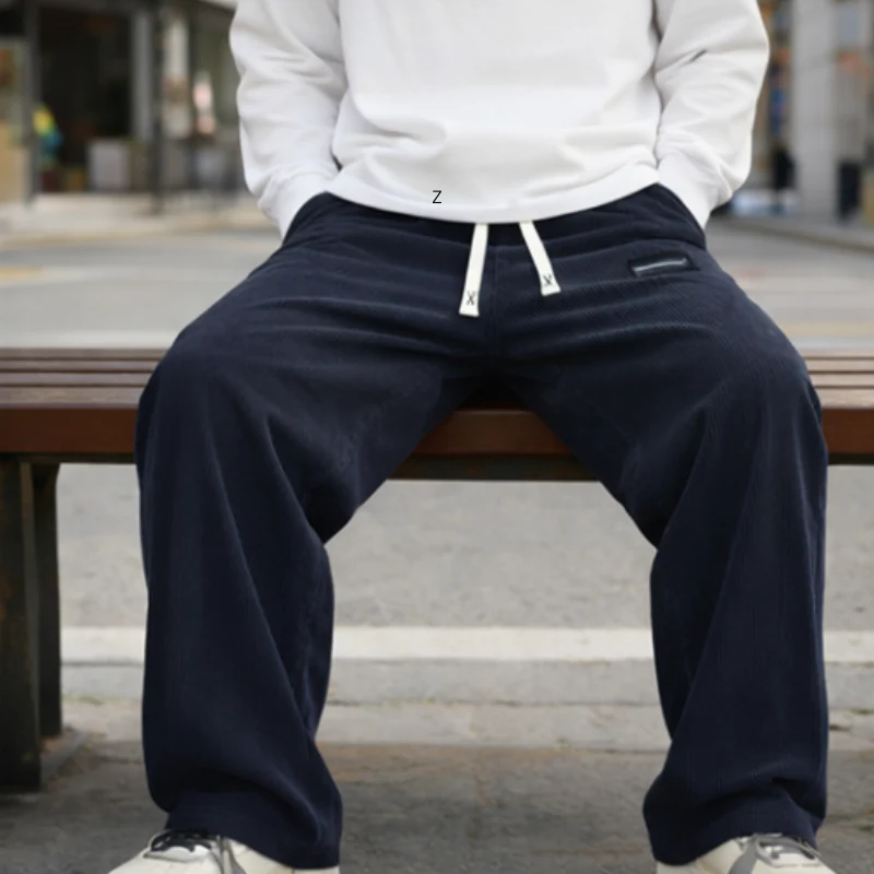 Cordwell™ – Relaxed Straight-Leg Corduroy Drawstring Pants for Men + 50% OFF - Image 7