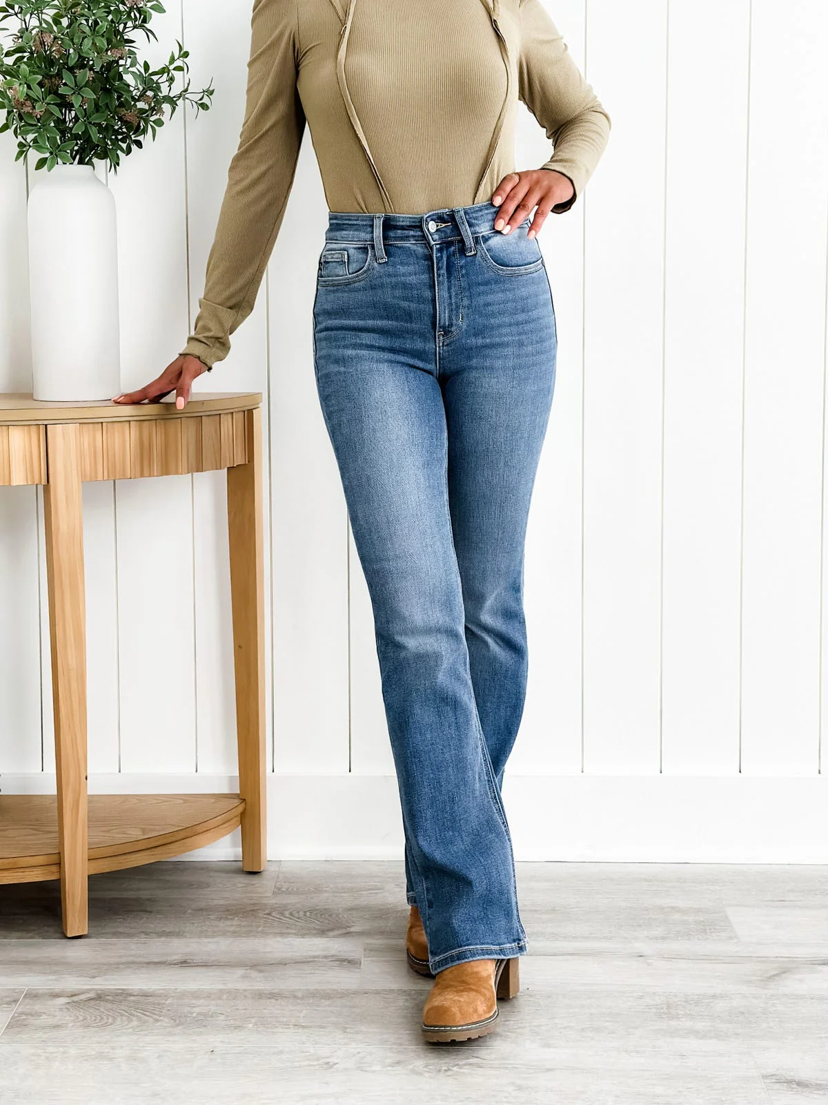 Curvelle™ – High-Stretch Tummy Control Bootcut Jeans + 50% OFF - Image 14