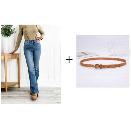 Curvelle™ – High-Stretch Tummy Control Bootcut Jeans + 50% OFF - Image 36