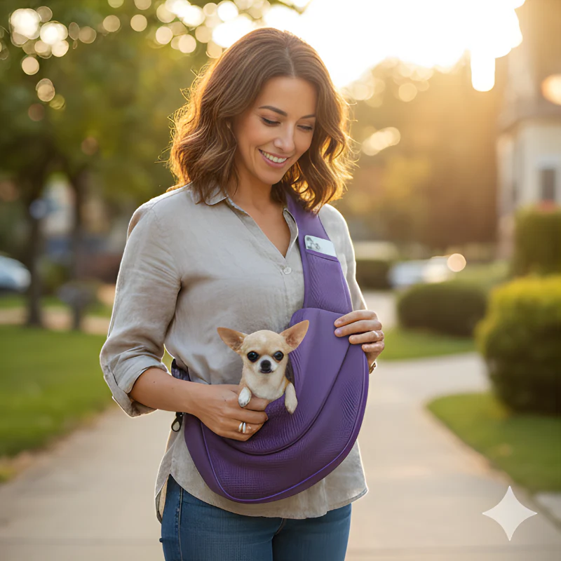 Denway™ – Hands-Free Breathable Mesh Pet Sling Carrier for Small Dogs & Cats + 50% OFF - Image 8