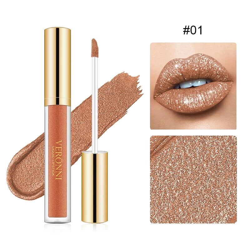 DiamondShine Liquid Lipstick - 16-Hour Shine, All-Day Comfort - 1+1 FREE