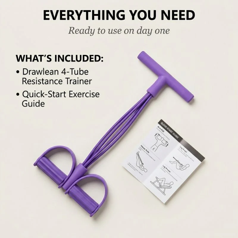 Drawlean™ – 4-Tube Core & Full Body Resistance Trainer + 50% OFF - Image 6