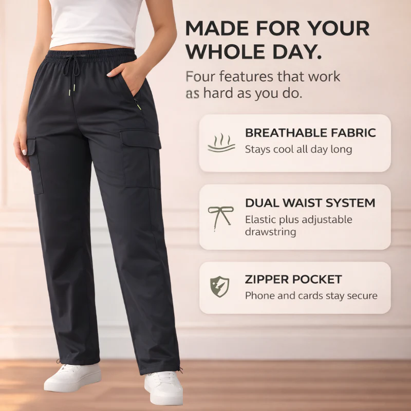 Driftwell™ – Lightweight Breathable Cargo Pants for Women + 50% OFF - Image 4