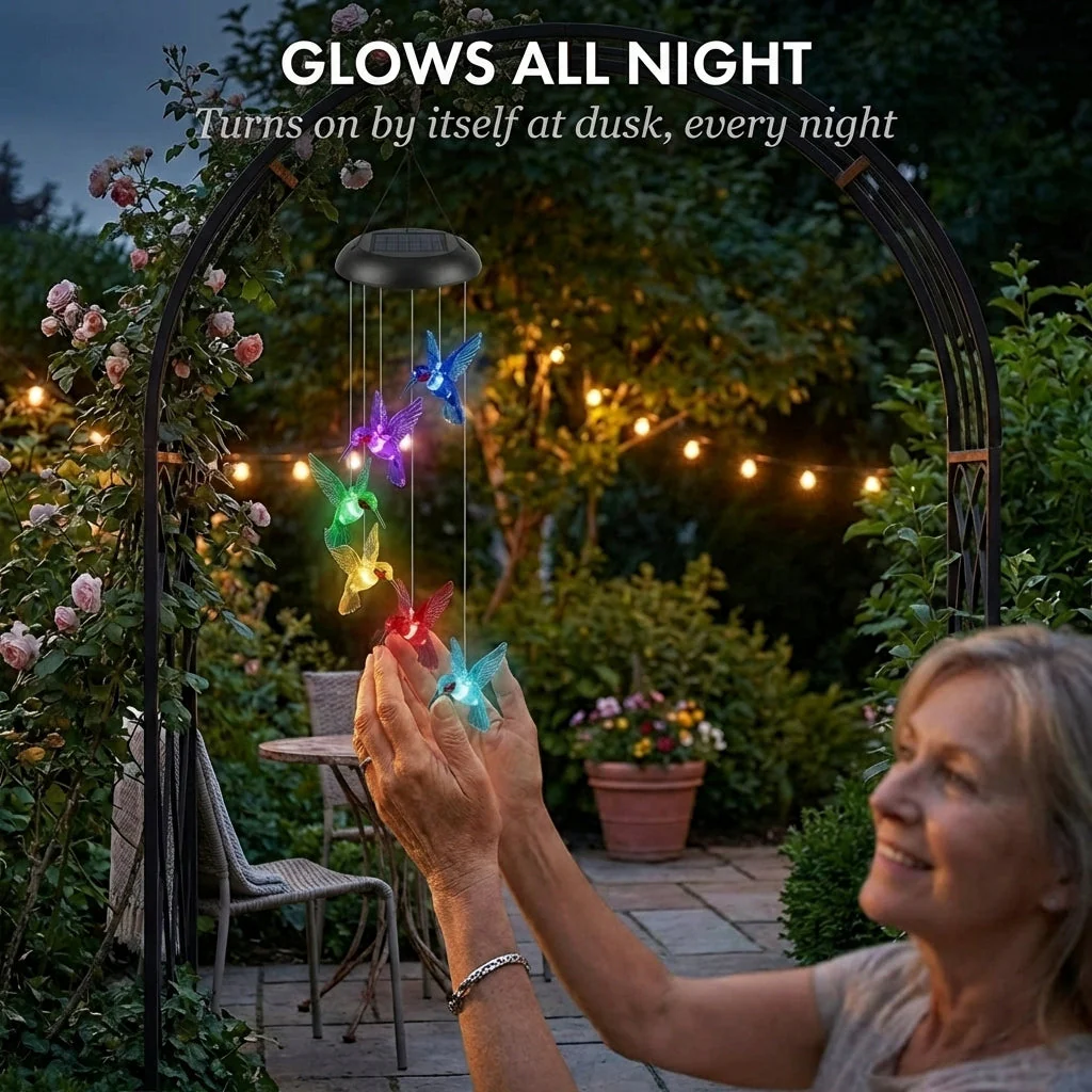 Duskcroft™ – Solar Hummingbird Color-Changing LED Garden Light + 50% OFF - Image 3
