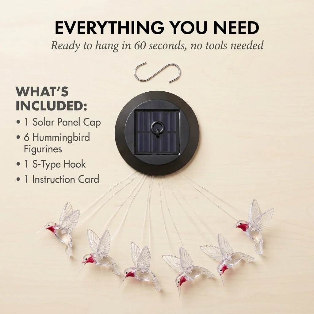 Duskcroft™ – Solar Hummingbird Color-Changing LED Garden Light + 50% OFF - Image 6