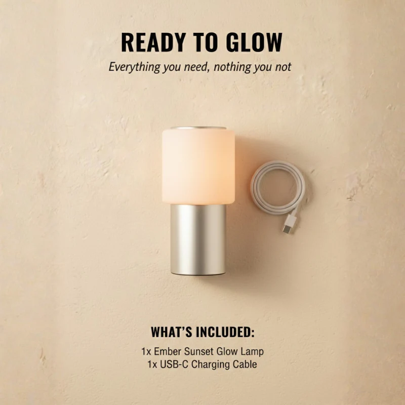 Ember™ – Rechargeable Dual-Tone Sunset Glow Lamp + 50% OFF - Image 6