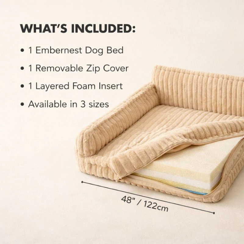 Embernest™ – Washable Orthopedic Sofa Dog Bed with Removable Pillow Cover + 50% OFF - Image 5