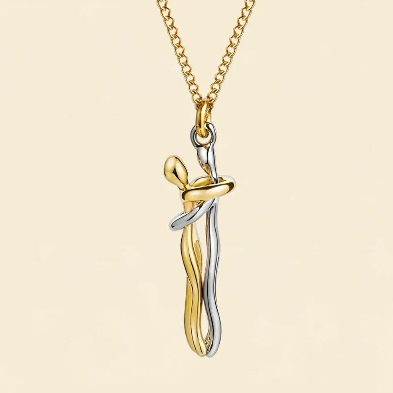 Enlace™ – Sculptural Hug Pendant Necklace + 50% OFF - Image 10