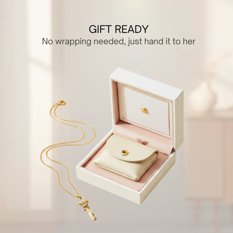 Enlace™ – Sculptural Hug Pendant Necklace + 50% OFF - Image 5