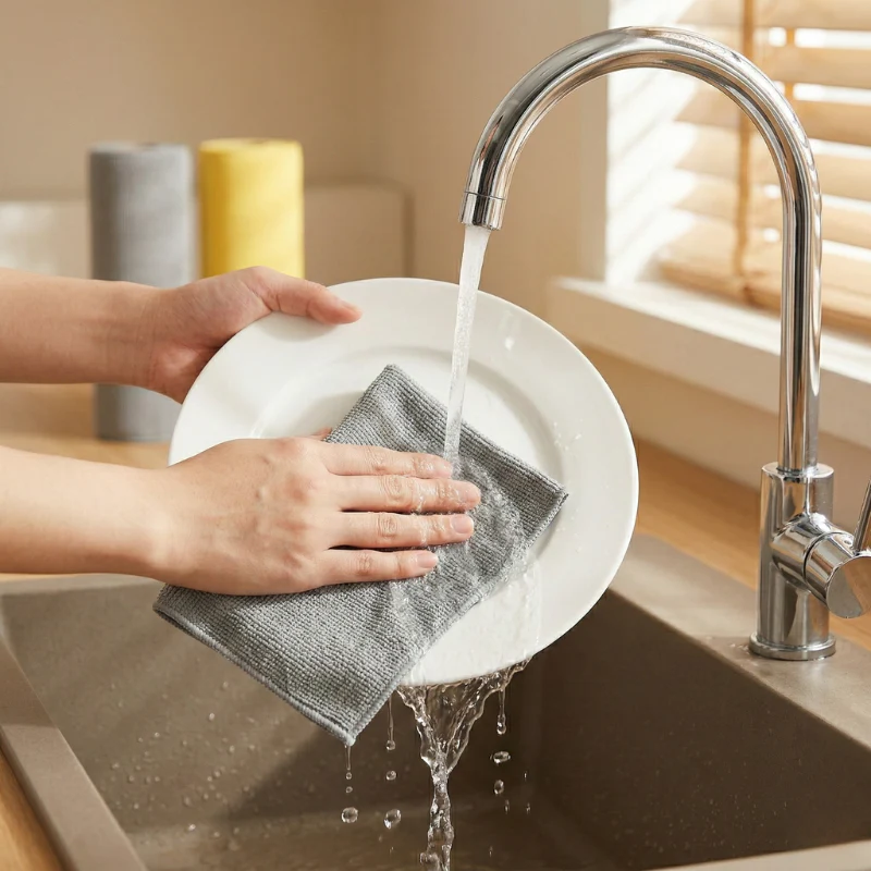 Eversheet™ – Reusable Microfiber Cleaning Cloths | Tear-Off Roll (20 Sheets) - 1+1 FREE - Image 2