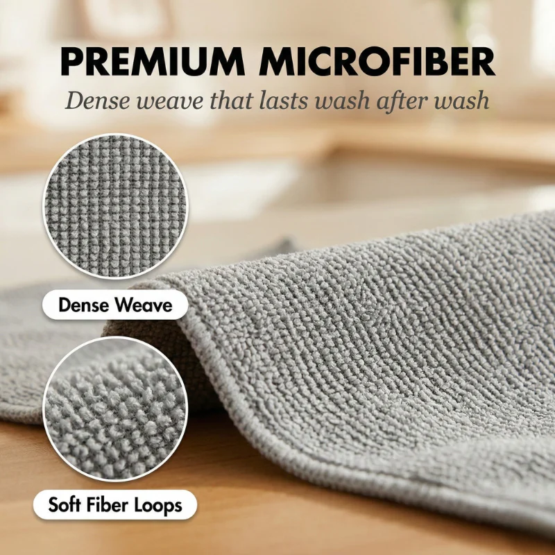 Eversheet™ – Reusable Microfiber Cleaning Cloths | Tear-Off Roll (20 Sheets) - 1+1 FREE - Image 5