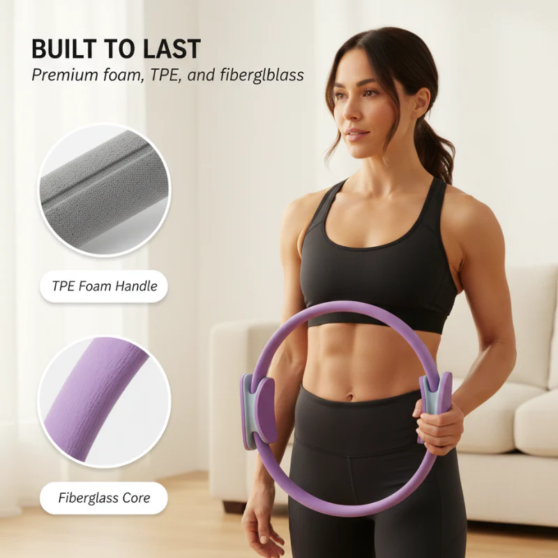 Flexura™ – Non-Slip Dual-Grip Full-Body Toning Pilates Ring + 50% OFF - Image 4