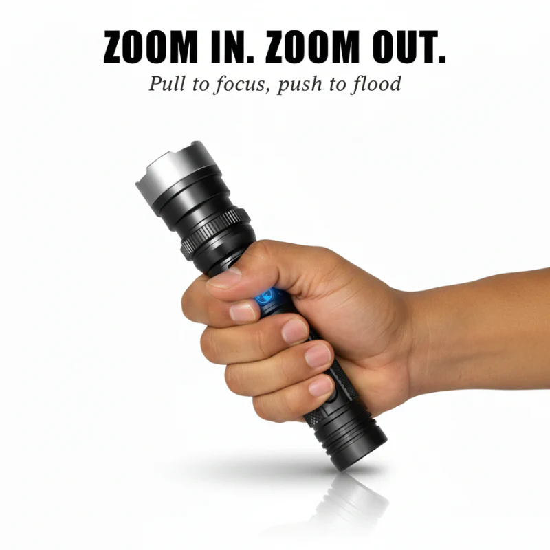 Flint™ – 2-in-1 Rechargeable LED Flashlight & Power Bank with Digital Display + 50% OFF - Image 4
