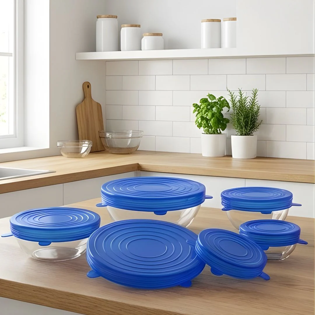FreshLock™ – Airtight Stretch Silicone Food Cover Lids Set (6 Sizes, BPA-Free) + 50% OFF - Image 8