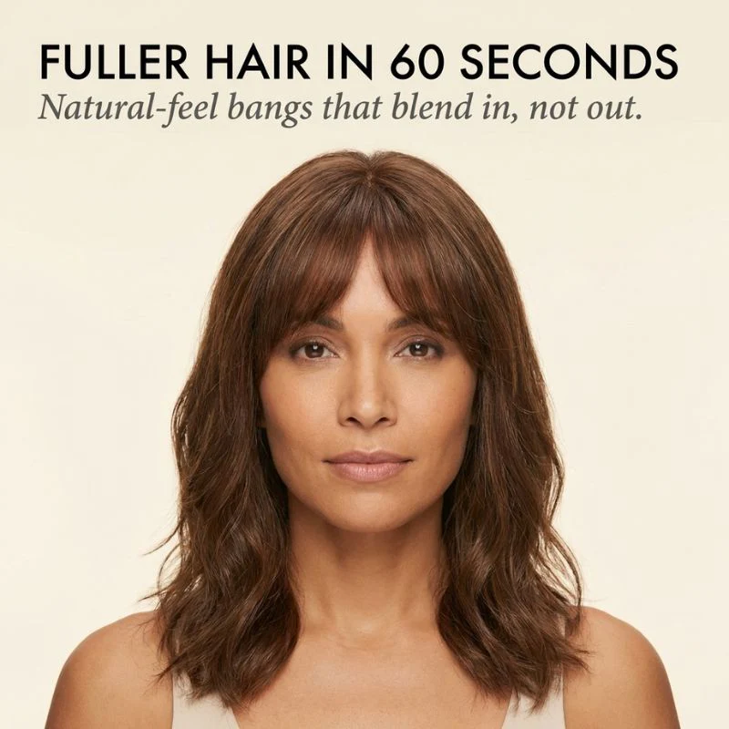 Frinelle™ – Natural Bangs & Volume Crown Hairpiece + 50% OFF