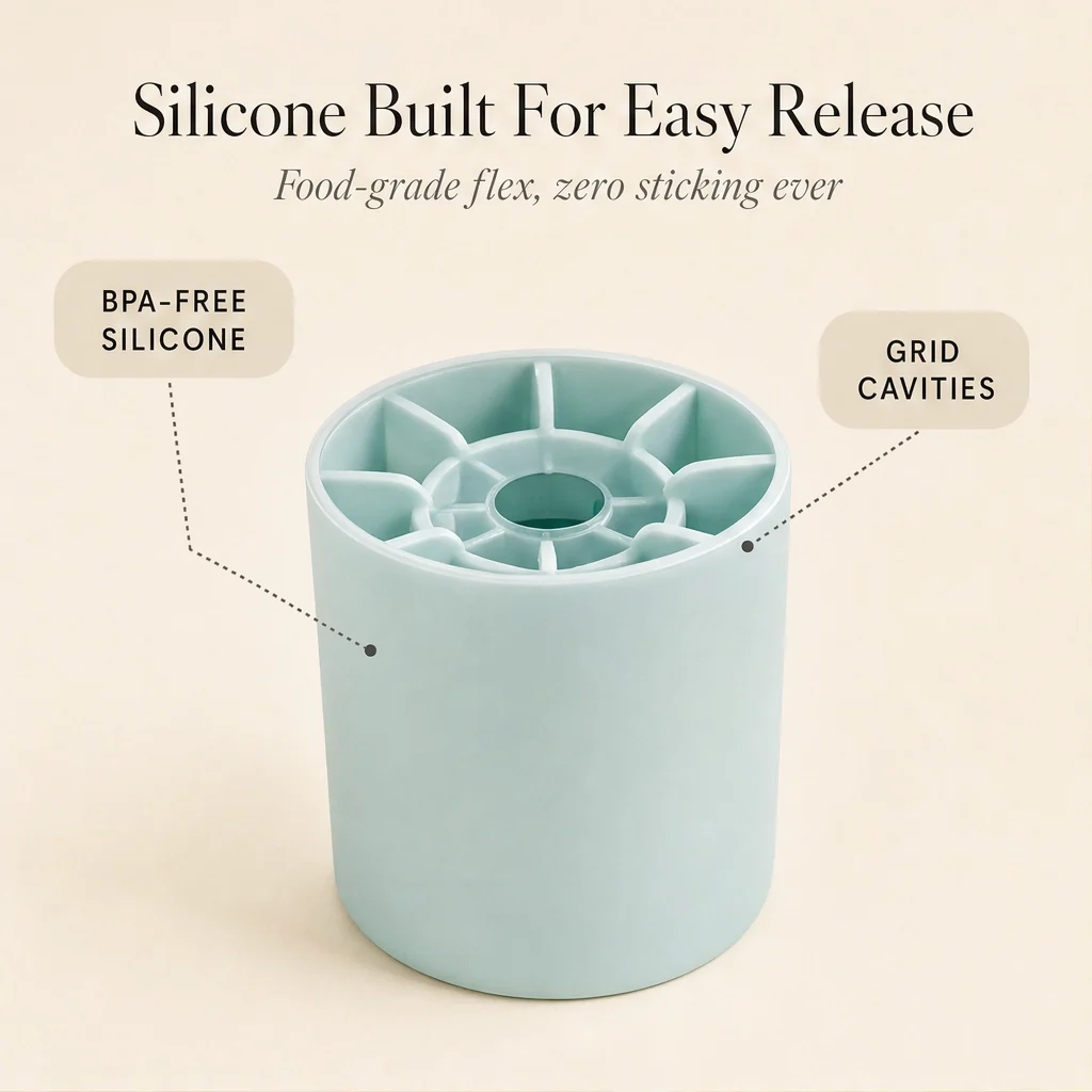 Frostwick™ – Press-to-Release Silicone Ice Cube Cup with Snap-Out Cubes & Stackable Design + 50% OFF - Image 7