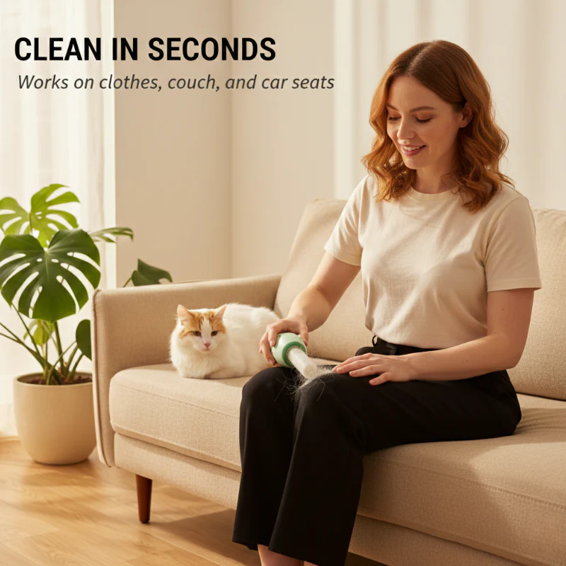 Furwell™ – Reusable Washable Gel Lint Roller for Pet Hair & Clothes + 1+1 FREE - Image 3